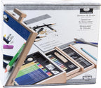 royal & langnickel 124-piece sketching and drawing easel, close-up detail
