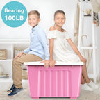 Nazhura Plastic Storage Bin, Stackable and Nestable Storage Boxes - Image 7