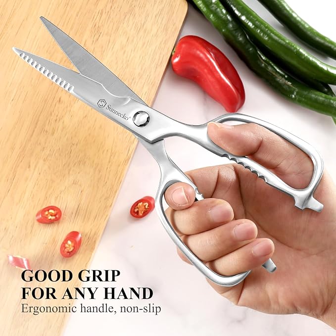 Sunnecko Kitchen Scissors for Food, Heavy Duty Scissors All Purpose Kitchen - Image 5