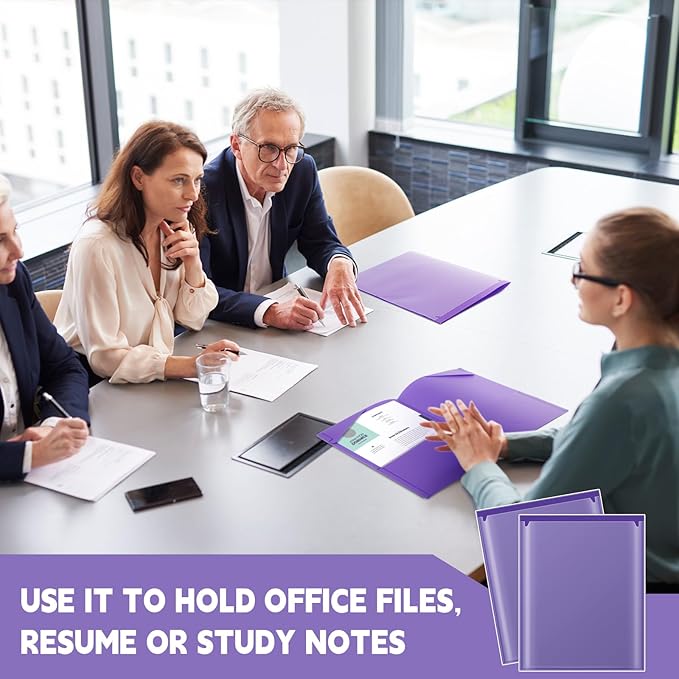 Henoyso 18 Pcs Plastic Folders - Image 6