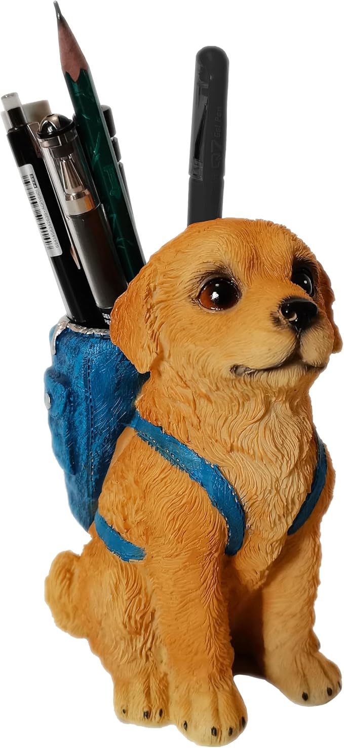Photour Dog Pen Holder for Desk Pen Pencil Cup Creative Desktop Pen Organizer by Photour