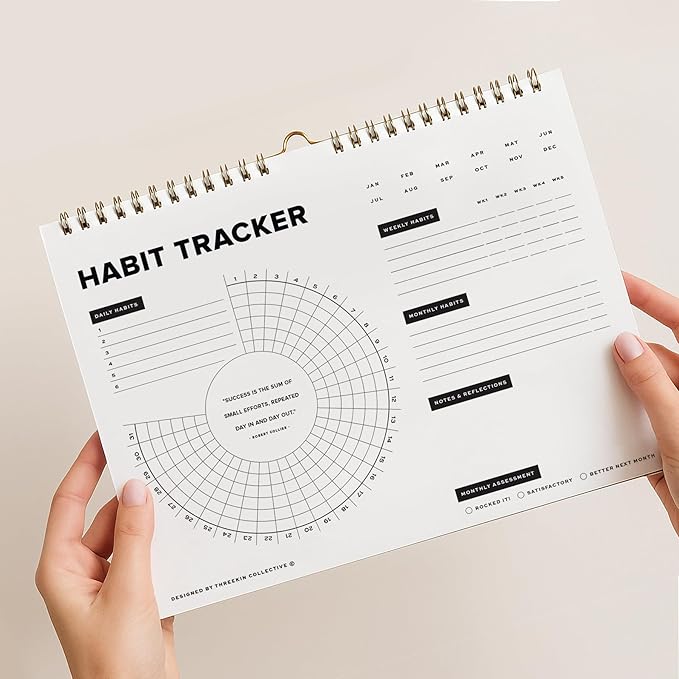 Stay on Track Habit Tracker Wall Calendar – Daily, Weekly & Monthly Habit - Image 5