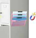 EASEPRES Magnetic 3 Pocket Mesh Hanging Wall File Organizer, Wall Mounted Mail by EASEPRES