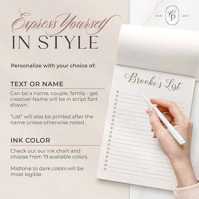 Personalized Notepads with Checkboxes, Personalized To Do Notepad, Personalized - Image 3