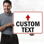 Custom Arrow, Custom Directional Sign, Up Arrow, 18x24 Inches, Rust Free .063 - Image 2