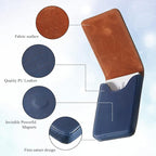 Outus 2 Pieces Business Card Holder, PU Leather Business Card Case Pocket Wallet - Image 3