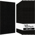 Olanglab Acoustic Wall Panels 10 Pack, 48 x 24 per Acoustic Panels Sound