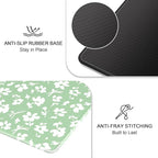 Auhoahsil Mouse Pad, 12 x 10 in Simple Flower Theme Computer Mouse Pad - Image 5