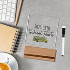 Funny Back to School Countdown Acrylic Sign, Funny Days Until Schools Starts - Image 4