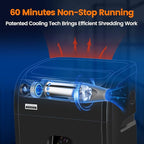 VidaTeco Paper Shredder for Home Office Heavy Duty - Image 4