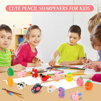 30 PCS Cute Pencil Sharpener for Kids Handheld Pencil Sharpener Bulk Kawaii - Image 5