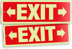 iSYFIX Exit Signs with Directional Right & Left Arrow, Glow in the Dark by iSYFIXPREMIUMSIGNS