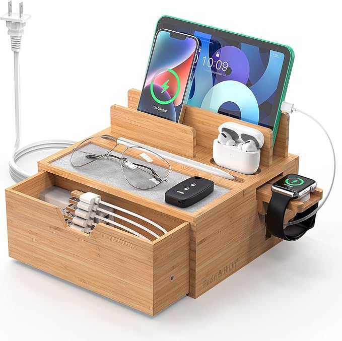 Pezin & Hulin Bamboo Charging Station by PezinHulin