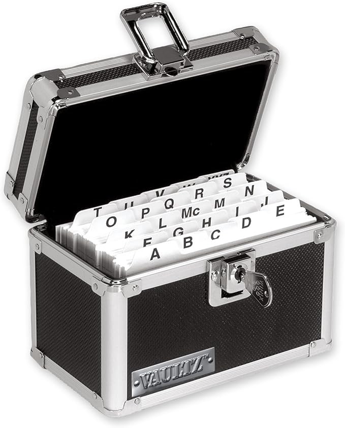 Vaultz VZ01169 Locking Index Card File - Image 3
