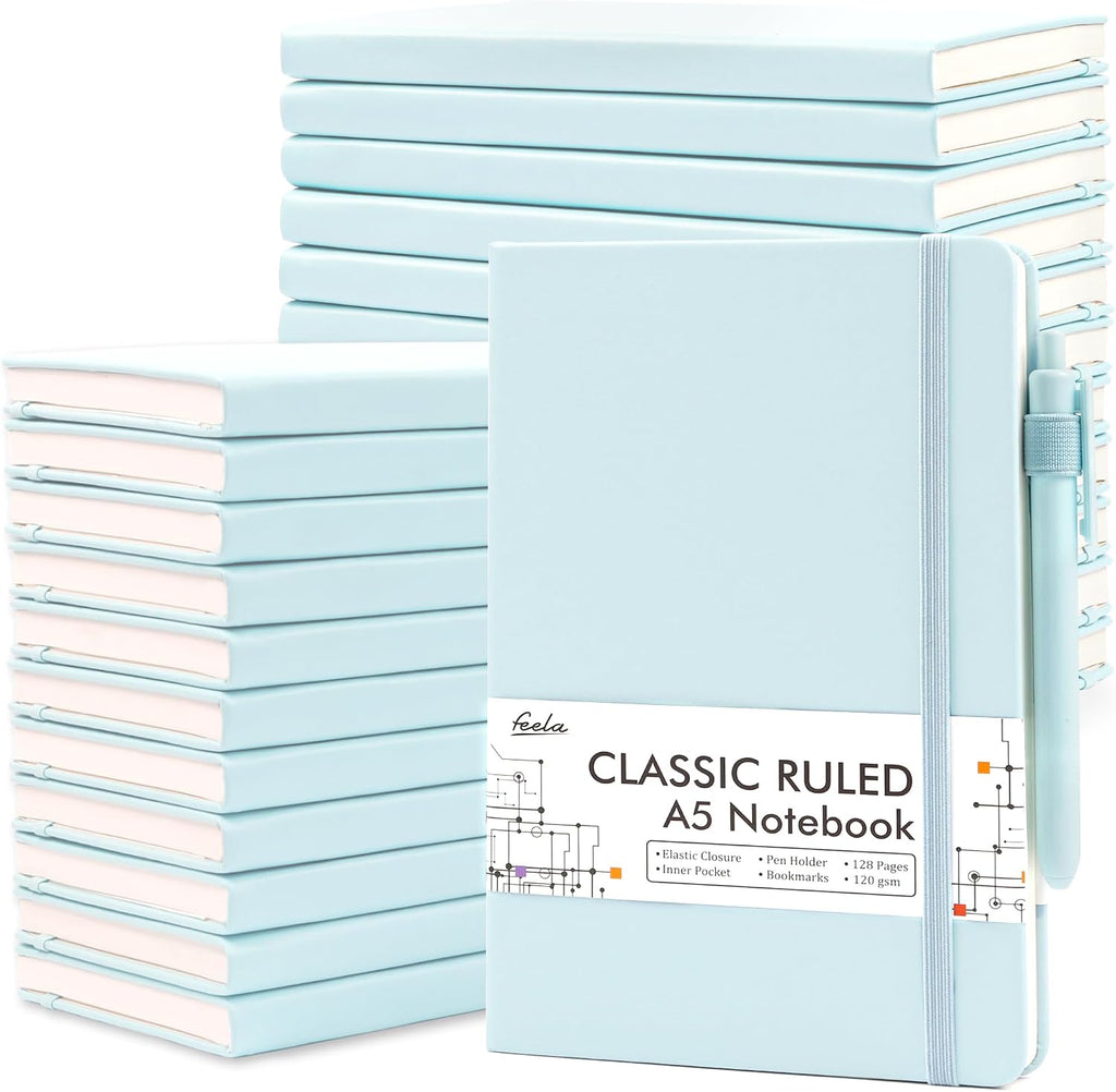 feela 24 Pack Journal Notebook Bulk
