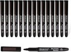 Shuttle Art Dry Erase Markers, 15 Pack Black Magnetic Whiteboard Markers by ShuttleArt