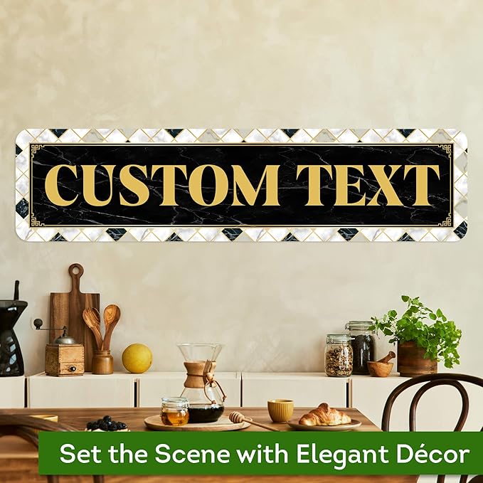 Custom Sign, Custom Street Sign, 11 Font Colors, 13 Font Styles, 4 Hole Options - Image 4