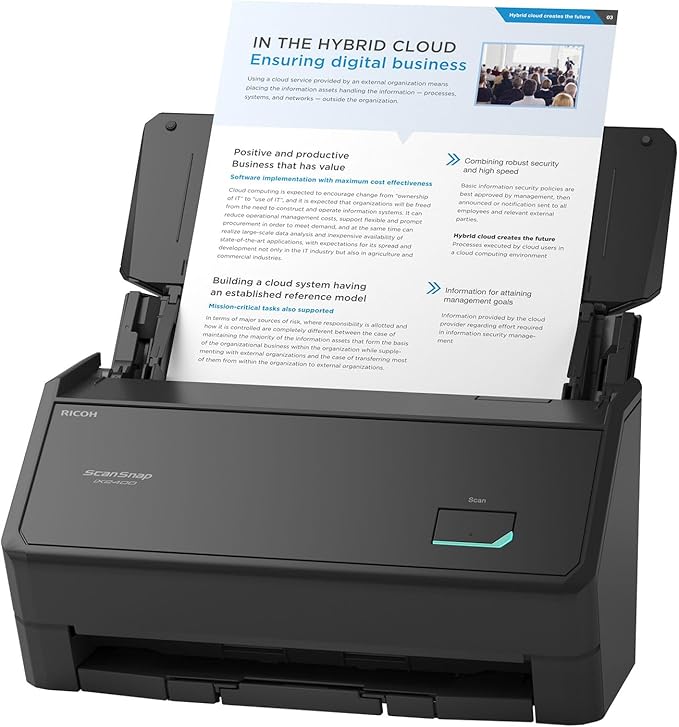 ScanSnap iX2400 High-Speed Simple One-Touch Button Color Document, Photo & by ScanSnap