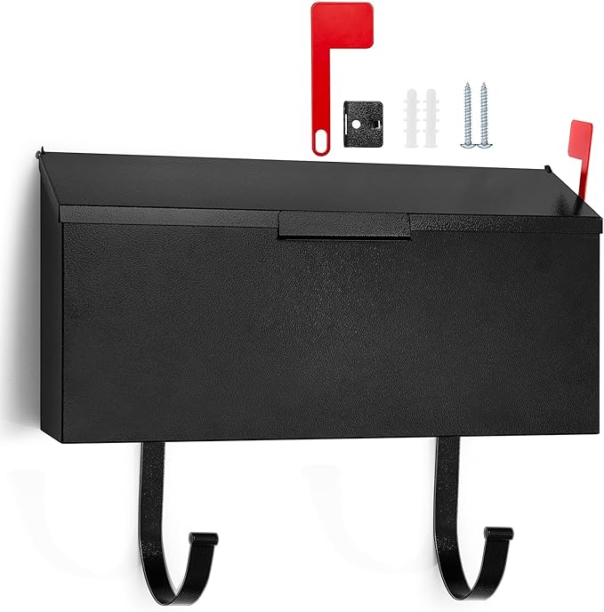 Yaocom Small Cast Wall Mount Mailbox by Yaocom