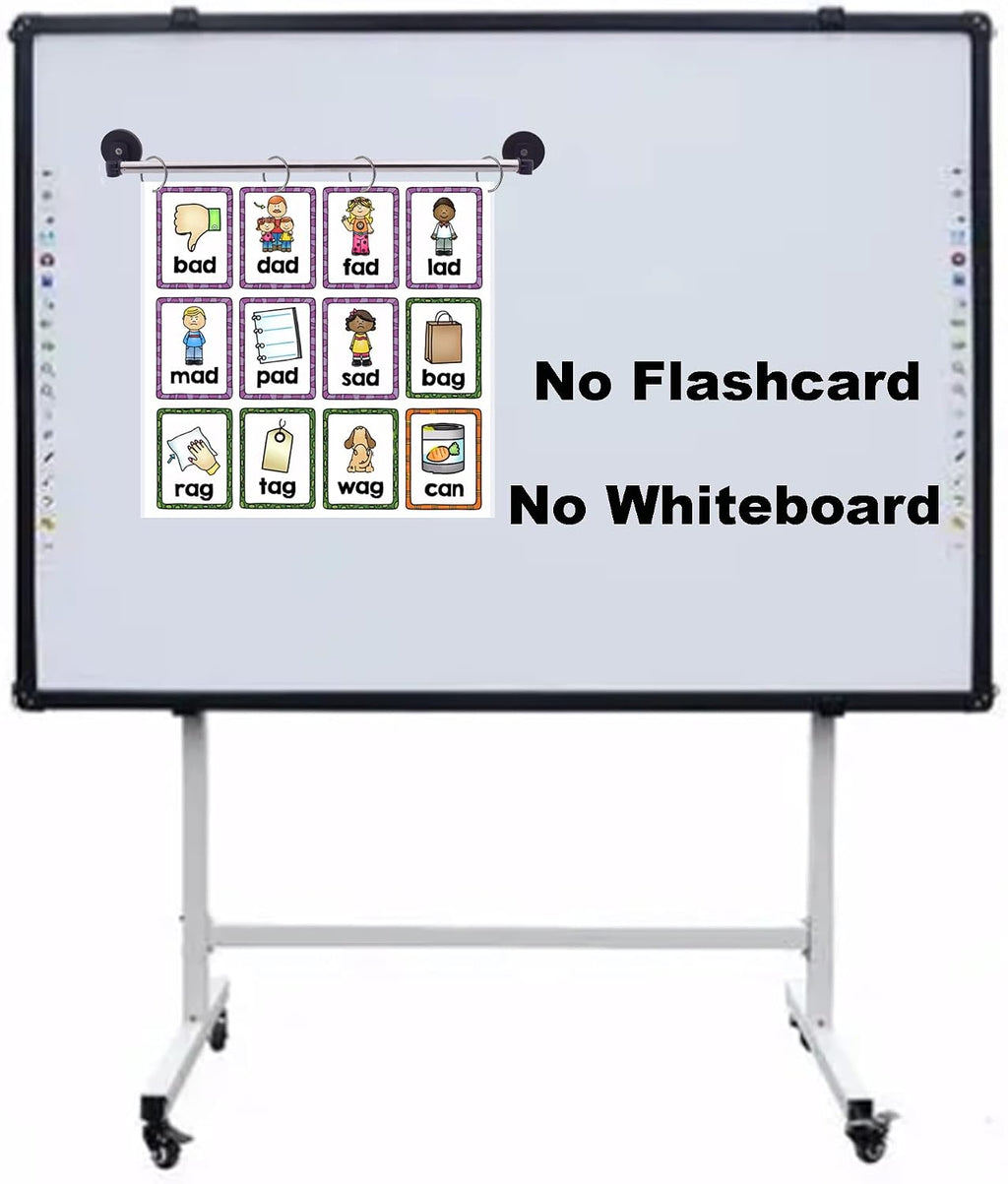 YYST 29" (74CM) Magnetic Anchor Chart Holder Adjustable Magnetic Date Cards Holder Calendar Holder for Crafts, Classroom Calendar, Classroom Decor W O Rings