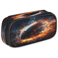 Pardick American Football Fire Pencil Case，Big Capacity Pencil Pouch Coin Pouch by Pardick