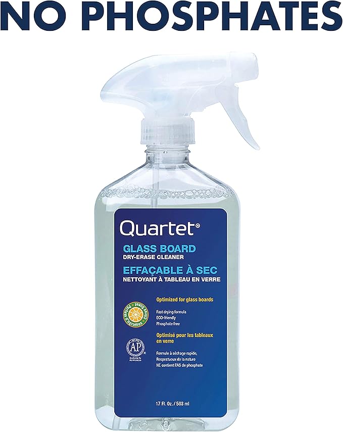Quartet Glass Dry Erase White Board Cleaner, 17 oz - Image 5