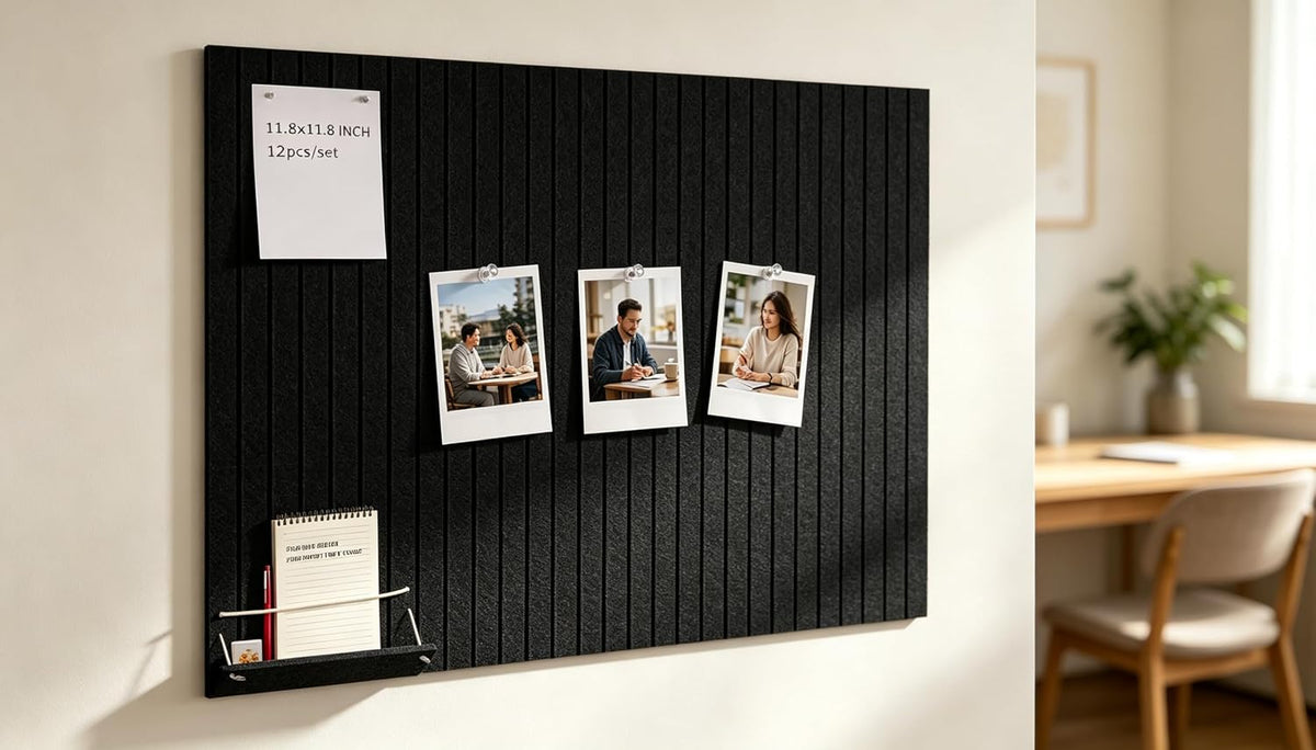 12 Pack Bulletin Boards 48" x 36" Alternative Cork Board for Office...