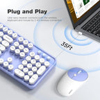 MOFII Wireless Keyboard and Mouse Combo, Computer Full Size 2.4G Plug and Play - Image 2