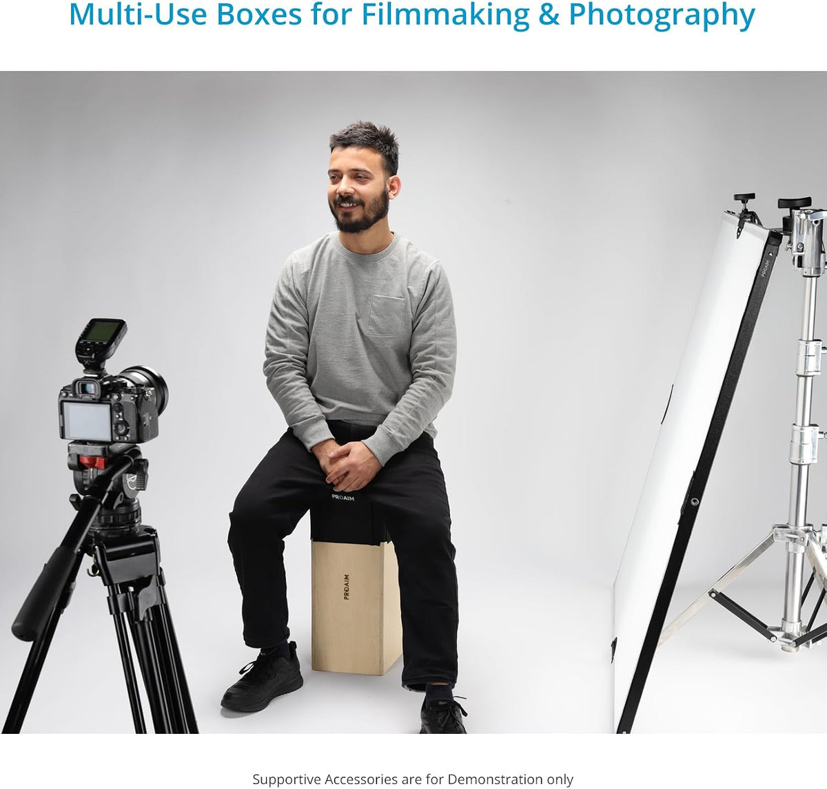 PROAIM APPL-Box Set of 4 for Filmmaking, Photography & Studio - Light Brown