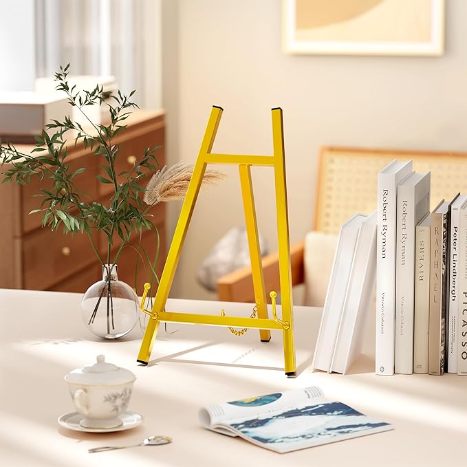GALAGLAM Table Top Easels for Display, Metal Small Easel Stand for Display - Image 6