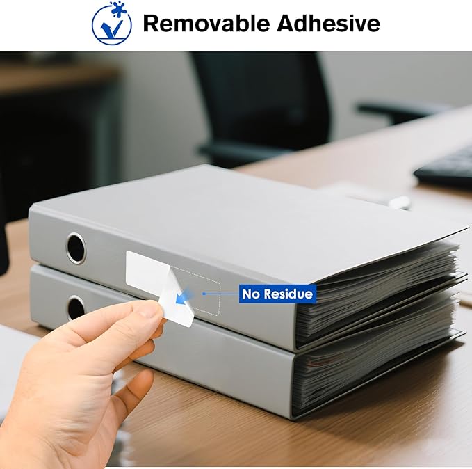 L LIKED 1" x 3" Blank Removable Labels - Image 3