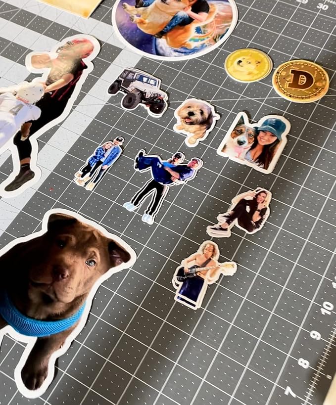 VulgrCo Custom Stickers, Image or Text- Vinyl Custom Labels Stickers - Image 7