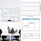 MAKELLO Large Magnetic Dry Erase Calendar Whiteboard Yearly 43" x 31" - Image 2