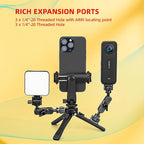 Zeadio Heavy Duty Mini Metal Tripod Stand - Image 7