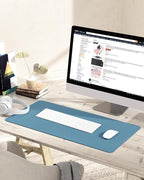 Non-Slip Desk Pad, Waterproof PVC Leather Desk Table Protector, Ultra Thin - Image 6