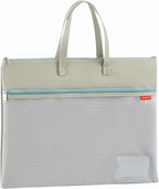 Pendancy Mesh Zipper Pouch A3 Size, Large Double Pocket Waterproof File Bag by Pendancy