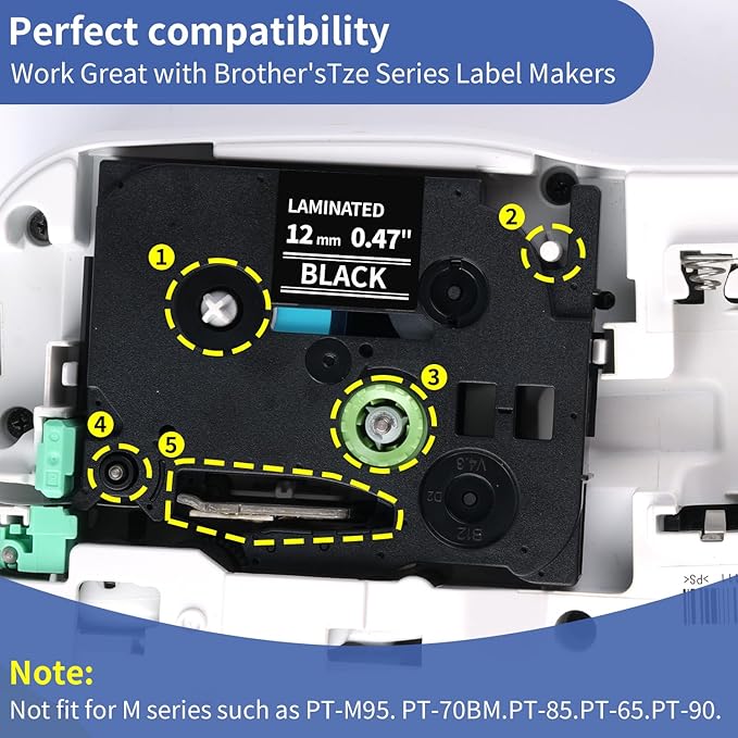 Label Maker Tape TZe-335 Compatible - Image 2