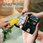 BWEGRHE Small Travel Wallets, RFID Blocking PU Leather Credit Card Holder - Image 4