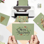 A7 Sage Green Envelopes 100 Pack, Goefun 5x7 V Flap Printable Envelopes - Image 6