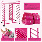 Happygrill 20-Drawer Organizer Cart Tools, Mobile Utility Storage Cart - Image 6