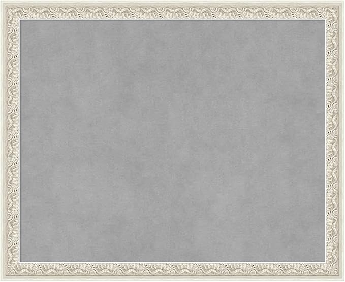 Amanti Art Silver Framed Magnetic Board 18x22 Small Vision Board by AmantiArt