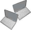 2 Pack Metal Case Stamp Pad Large Size, Dry by ZIGEL