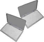 2 Pack Metal Case Stamp Pad Large Size, Dry by ZIGEL