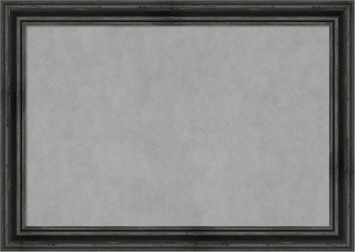 Amanti Art Black Framed Magnetic Board 29x41 Large Vision Board