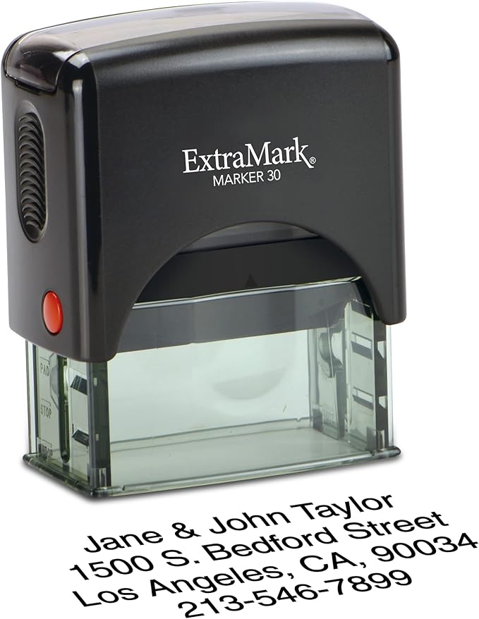 ExtraMark Return Address Stamp by ExtraMark
