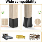 Square Chair Leg Protectors for Hardwood Floors - Image 4