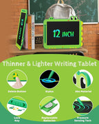 Kikapabi LCD Writing Tablet for Kids, 12 inch Dinosaur Doodle Board Toys Gifts - Image 2