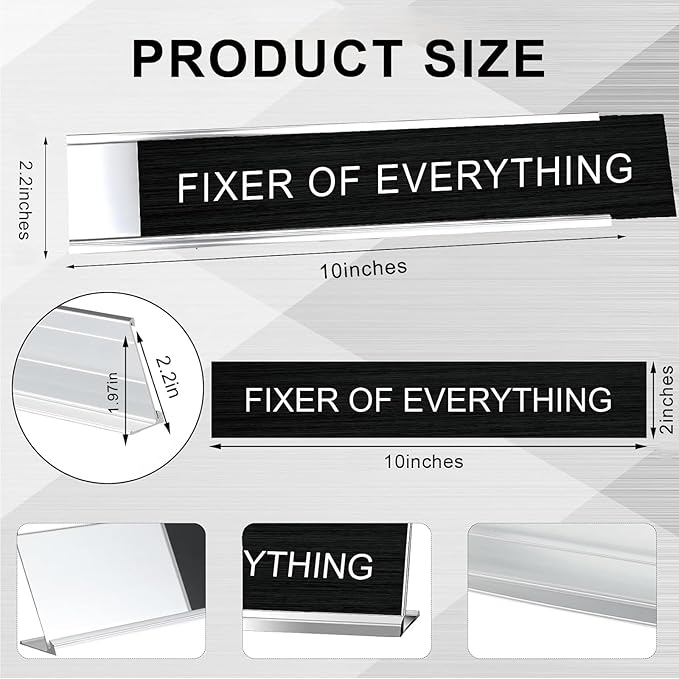 Desk of A Humble Genius Funny Desk Signs - Image 2
