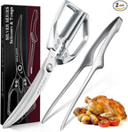 HUUSK Kitchen Scissors and Cooking Tong Set by HuuskKnife