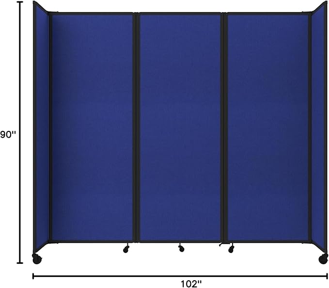 Versare Room Divider 360 Portable Wall Partition | Folding Panels | Large - Image 9
